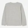 Cotton Knit Cardigan, Light Grey