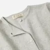 Cotton Knit Cardigan, Light Grey