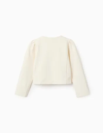 Classic Jacket for Girls, Cream
