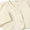 Classic Jacket for Girls, Cream