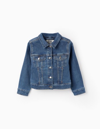 Denim Jacket for Girls, Blue