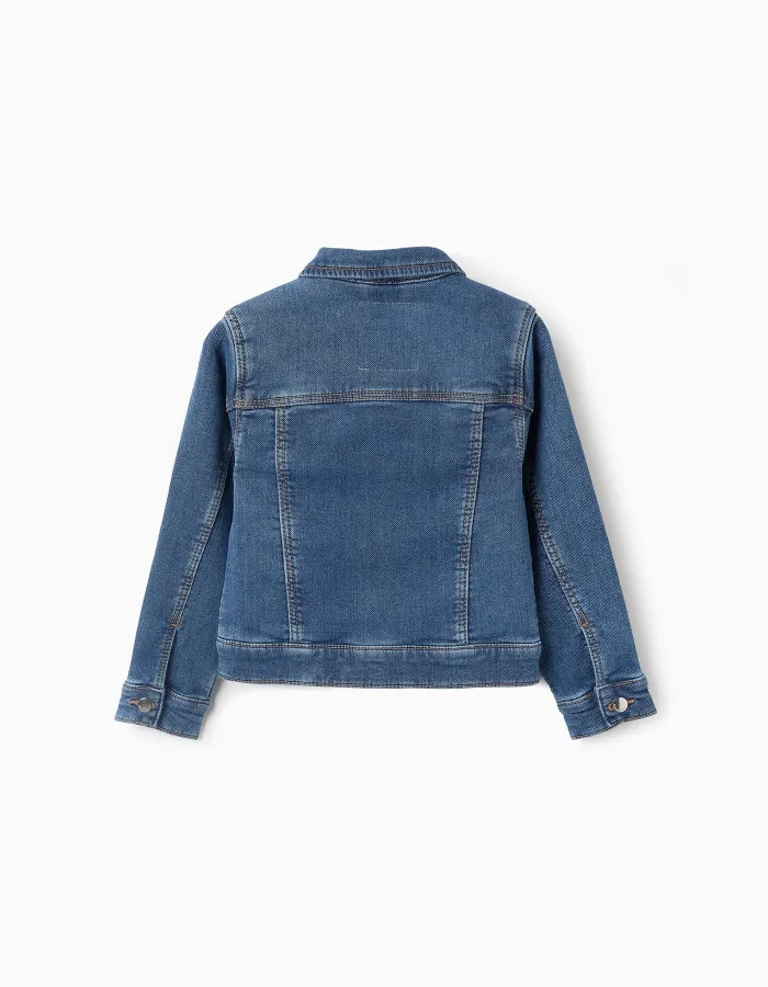 Denim Jacket for Girls, Blue