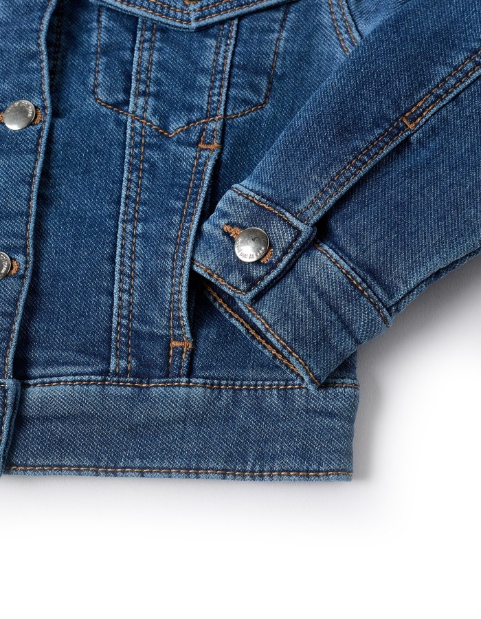 Denim Jacket for Girls, Blue