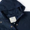 Hooded Windbreaker for Girls, Dark Blue/Gold