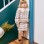 Checked jacket with sherpa collar and lining for girls, multicolour