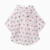 Hooded rain poncho with Minnie print for babies and girls, transparent