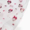 Hooded rain poncho with Minnie print for babies and girls, transparent