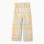 Cotton Checked Trousers for Girls 'B&S', Yellow