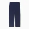 Pack of 2 pairs of leggings with for girls, white/dark blue