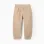 Paperbag Corduroy Trousers for Girls, Beige