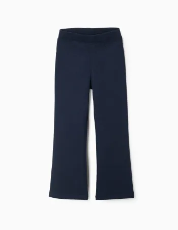 Flare Fit Jeggings for Girls, Dark Blue
