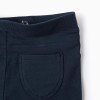Flare Fit Jeggings for Girls, Dark Blue