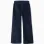 Flared corduroy leggings with elastic waist for girls, navy blue