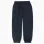 Fleece joggers with drawstring and pockets for girls, dark blue