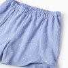 Cotton Pyjama with Tulle Cape for Girls 'Elsa', Blue/White