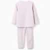 Polar Fleece Pyjamas for Girls 'Monsters of Emotions', Lilac