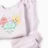 Polar Fleece Pyjamas for Girls 'Monsters of Emotions', Lilac