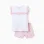 Cotton pyjamas with stripes and hearts for girls, white/pink