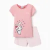 HK PYJAMA INTERLOCK, LIGHT PINK