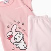 HK PYJAMA INTERLOCK, LIGHT PINK