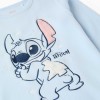 Polar fleece pyjamas with embroidered Stitch for girls, blue