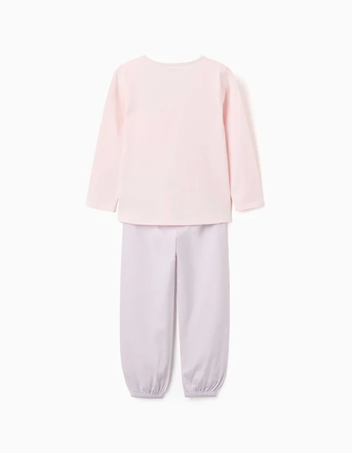 Long sleeve cotton pyjamas K-Pop Demon Hunters for girls, pink/lilac