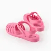 Flexible Rubber Sandals for Girls 'Jellyfish', Pink