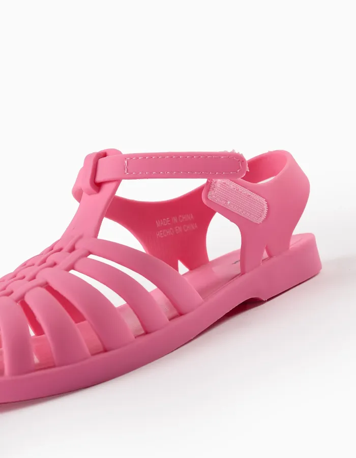 Flexible Rubber Sandals for Girls 'Jellyfish', Pink