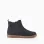 Suede Chelsea boots with scalloped effect for girls, dark blue