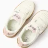 Trainers with Stitch print and touch-fasteners for girls, light beige