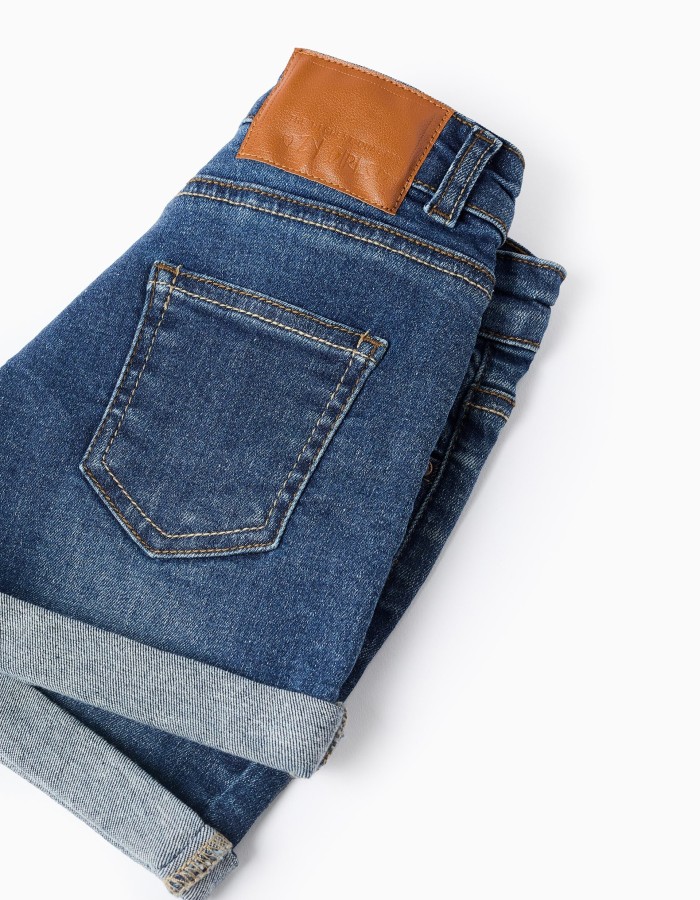 Denim Shorts for Girls, Blue
