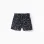 Corduroy Floral Shorts for Girls, Dark Blue