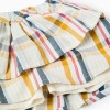 Checked Ruffled Cotton Skirt for Girls 'B&S', Multicolour