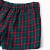 Checked cotton skirt You&Me for girls, green/blue/red
