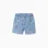 Denim shorts with Minnie and elasticated waist for girls, light blue