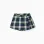 Cotton skort with check pattern B&S for girls, blue/green/beige