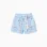 Cotton shorts with print Carolina Celas x Zippy for girls, light blue