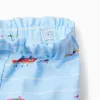 Cotton shorts with print Carolina Celas x Zippy for girls, light blue