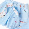 Cotton shorts with print Carolina Celas x Zippy for girls, light blue