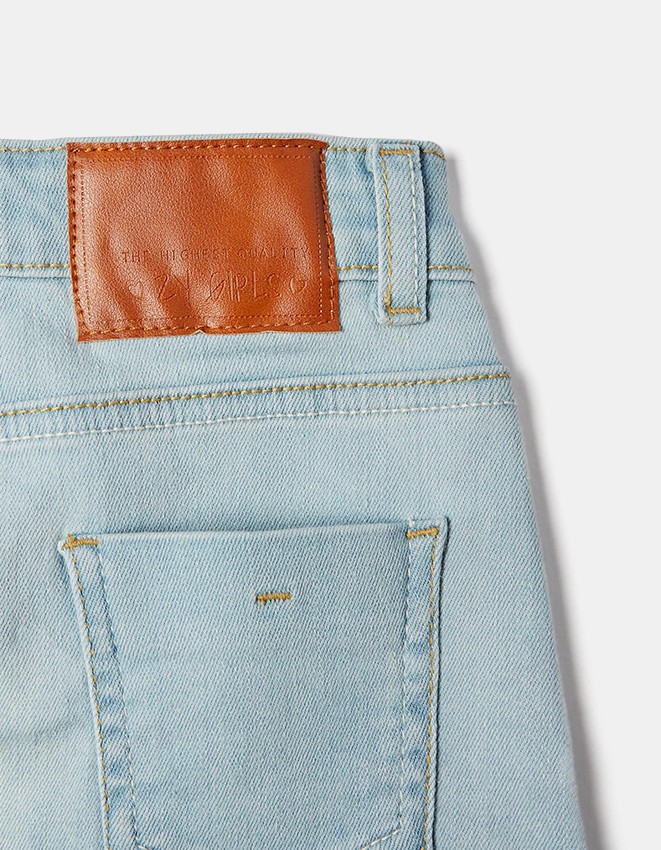 Girls Cotton Denim Skirt