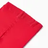 Microfibre Tights for Girls, Red
