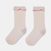 Girls Knee-High Socks with Lace Detail