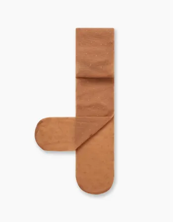 Tights with Polka Dot Pattern for Girls, Transparent