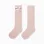 High Socks with Bow for Girls, Pink
