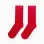 High Socks with Bow for Girls, Red