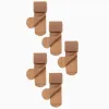 Pack of 5 Microfiber Tights for Girls, Sheer