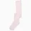 Plain knitted tights with anti-pilling for girls, light pink