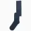 Anti-pilling ribbed knitted tights for girls, dark blue