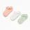 Pack 3 pairs of ankle socks with broderie anglaise for girls, multicolour