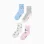 Pack of 4 socks with Stitch for girls, blue/grey/white/pink